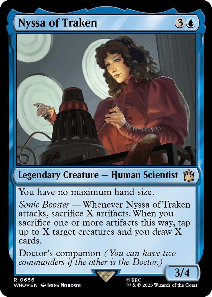 Nyssa of Traken (Surge Foil) 656 card from Universes Beyond: Doctor Who