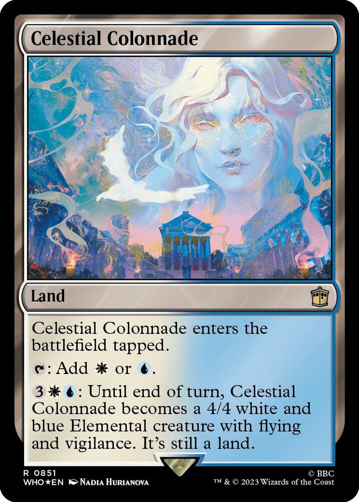 Celestial Colonnade (Surge Foil) 851 card from Universes Beyond: Doctor Who