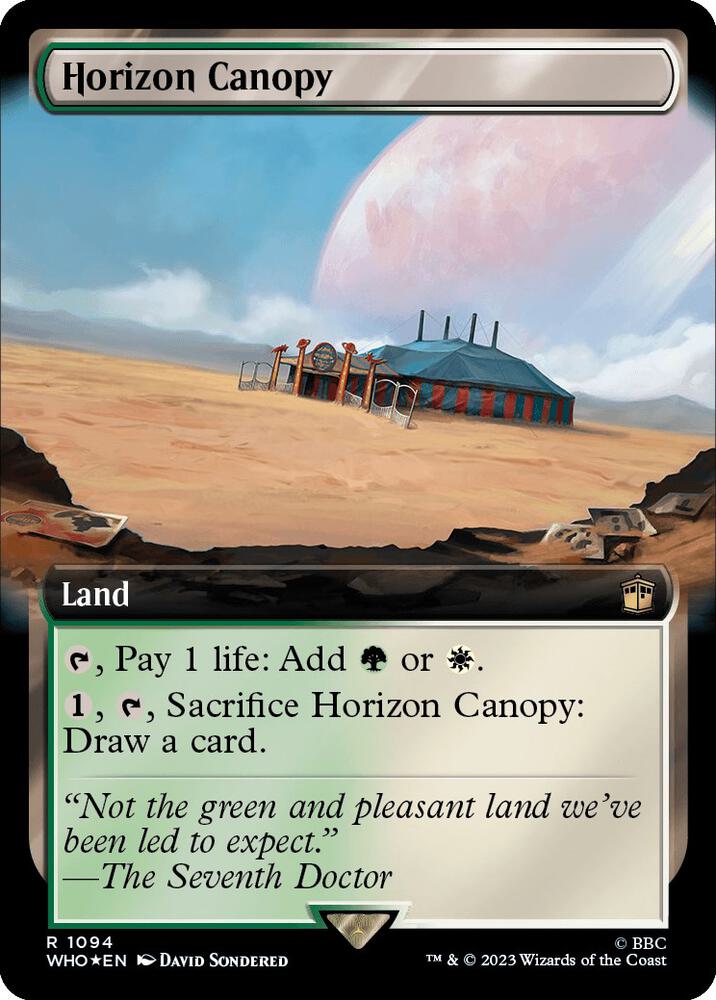 Horizon Canopy (Extended Art) (Surge Foil) 1094 card from Universes Beyond: Doctor Who