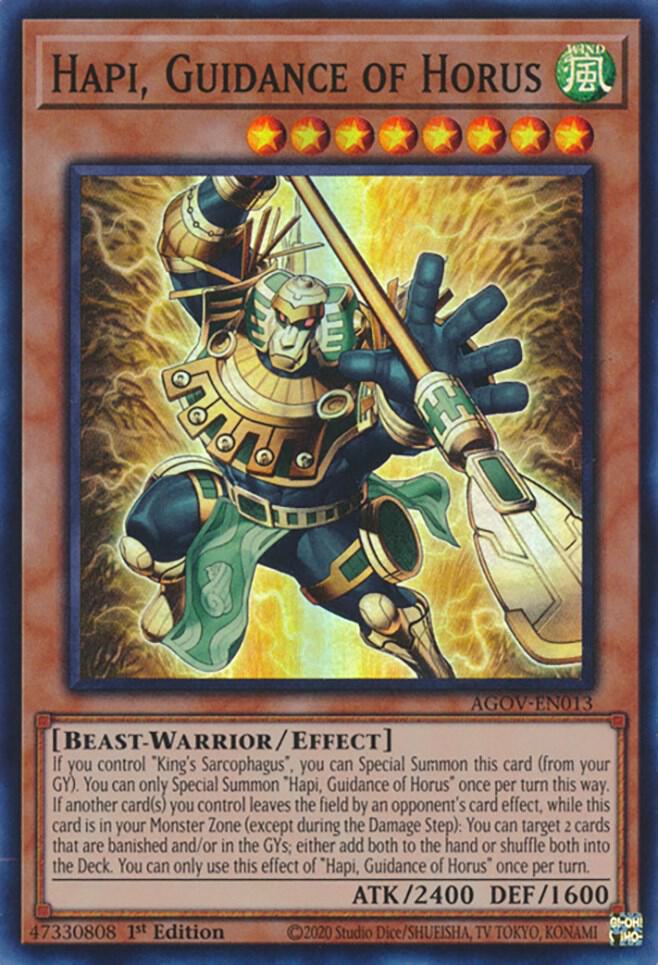 Hapi, Guidance of Horus AGOV-EN013 card from Age of Overlord