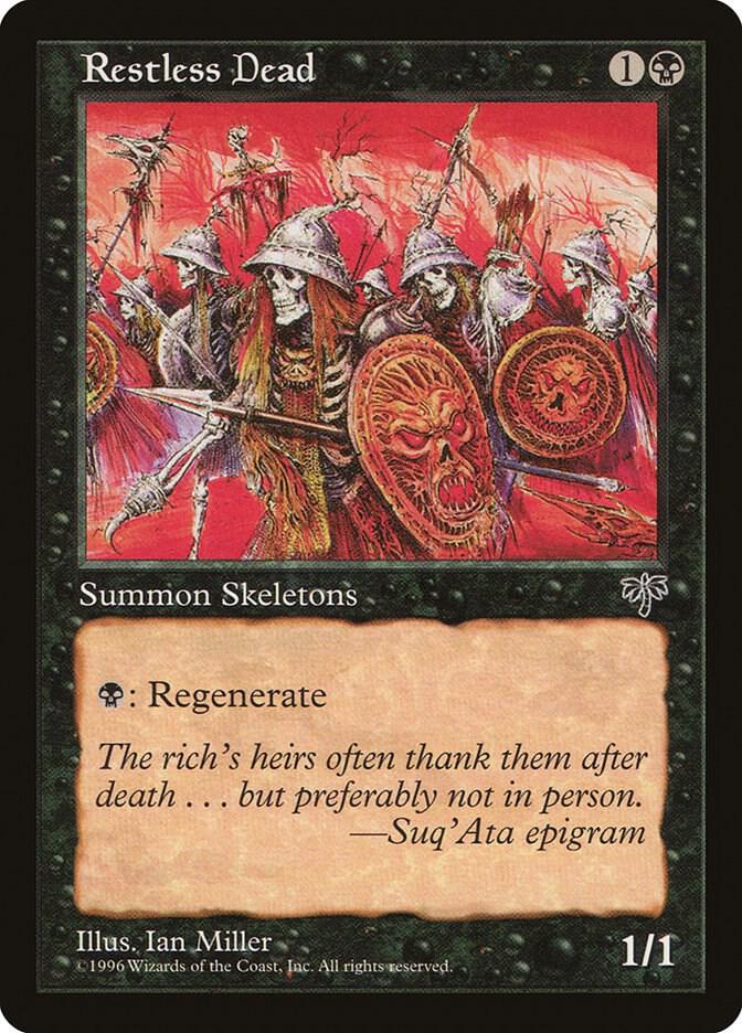 Restless Dead card from Mirage