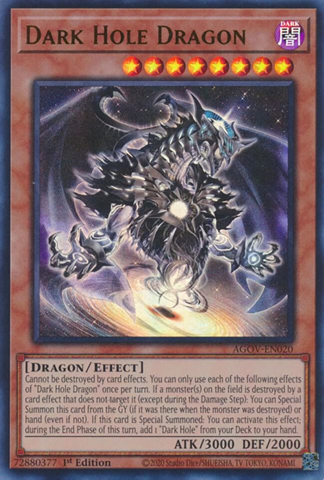 Dark Hole Dragon AGOV-EN020 card from Age of Overlord