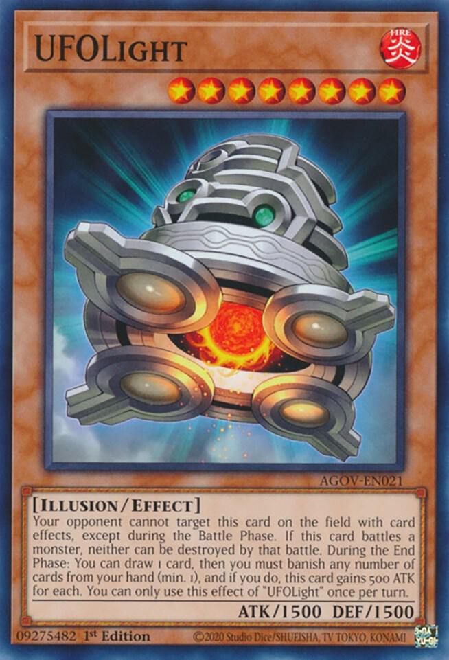 UFOLight AGOV-EN021 card from Age of Overlord