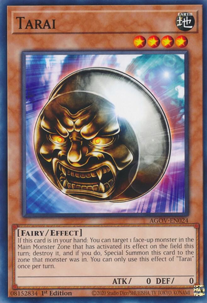 Tarai AGOV-EN024 card from Age of Overlord