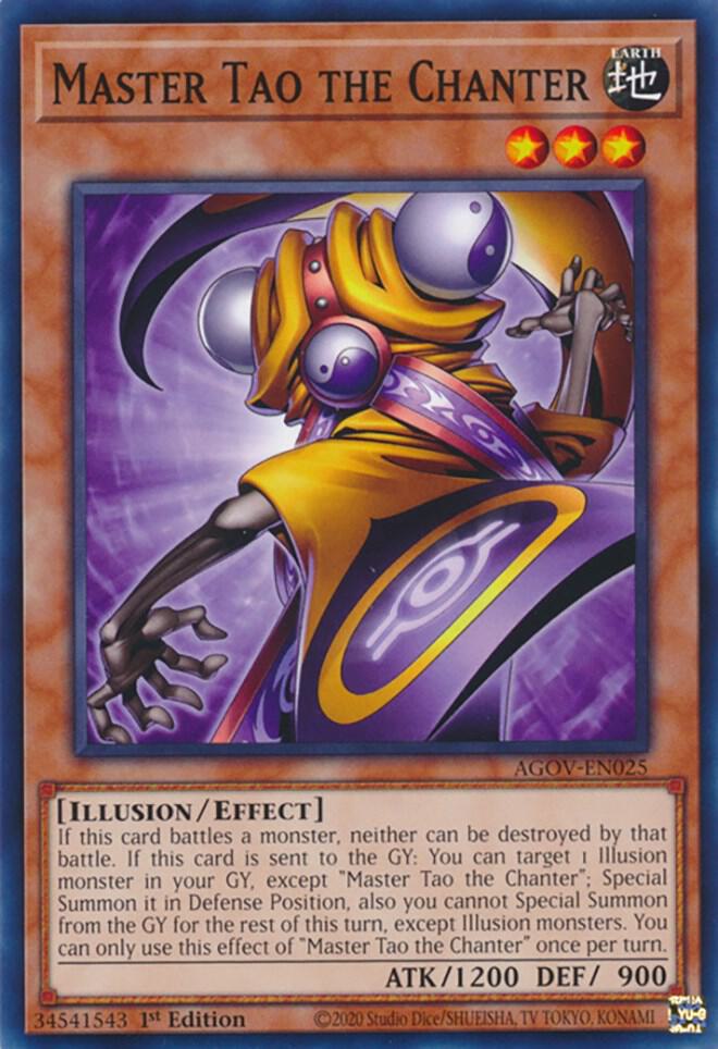 Master Tao the Chanter AGOV-EN025 card from Age of Overlord