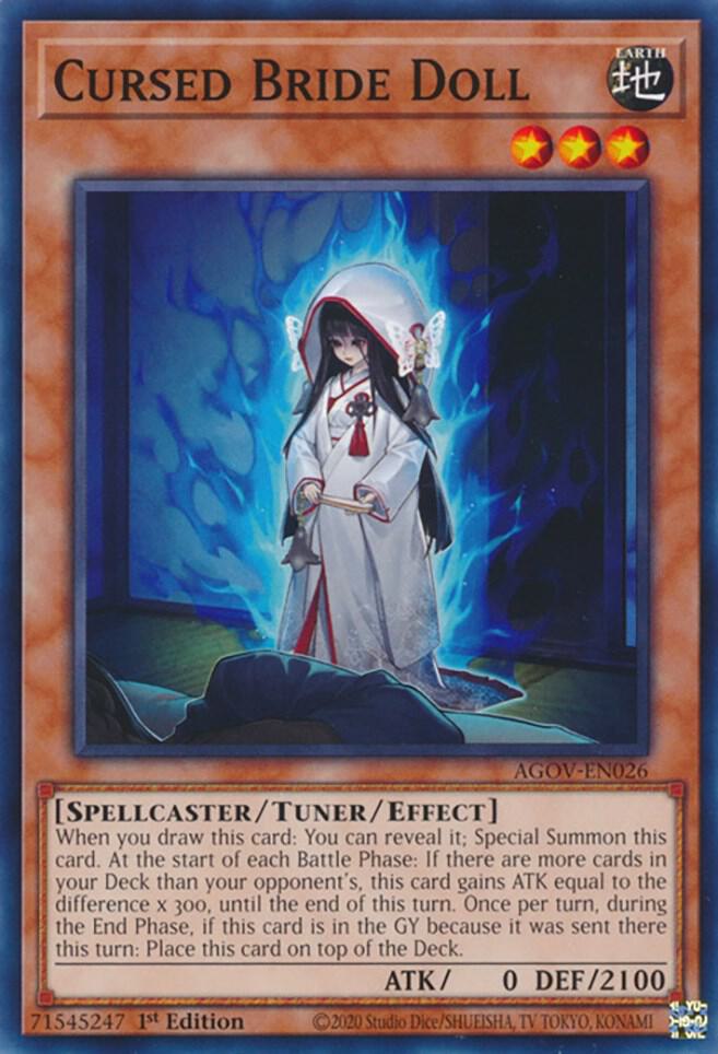 Cursed Bride Doll AGOV-EN026 card from Age of Overlord