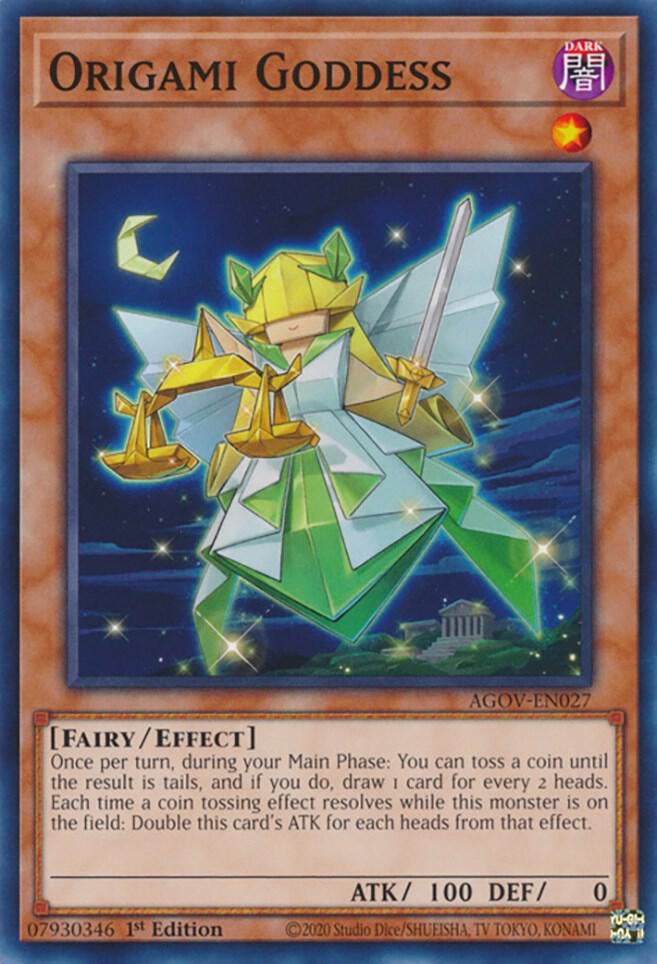 Origami Goddess AGOV-EN027 card from Age of Overlord
