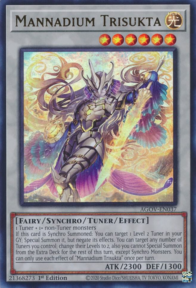 Mannadium Trisukta AGOV-EN037 card from Age of Overlord
