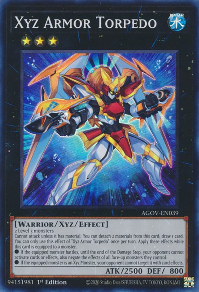 Xyz Armor Torpedo AGOV-EN039 card from Age of Overlord