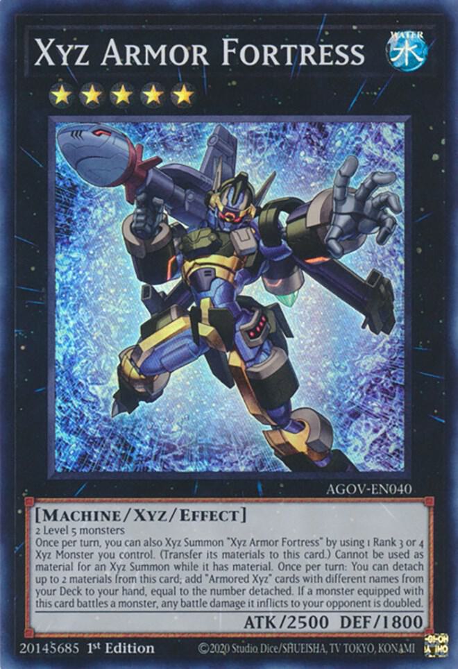 Xyz Armor Fortress AGOV-EN040 card from Age of Overlord