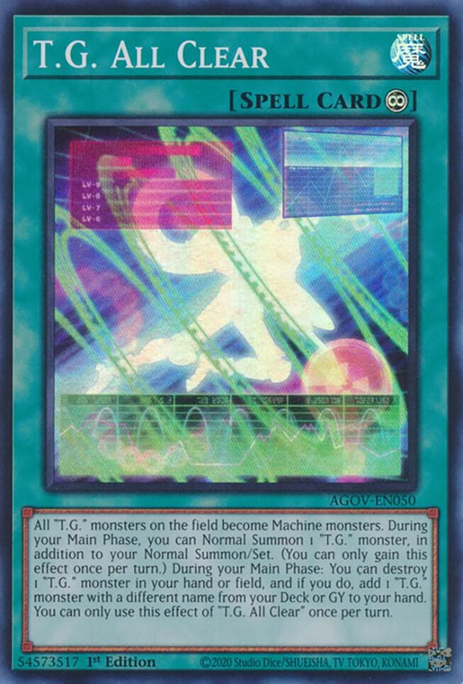 T.G. All Clear AGOV-EN050 card from Age of Overlord