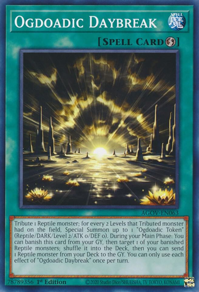 Ogdoadic Daybreak AGOV-EN063 card from Age of Overlord