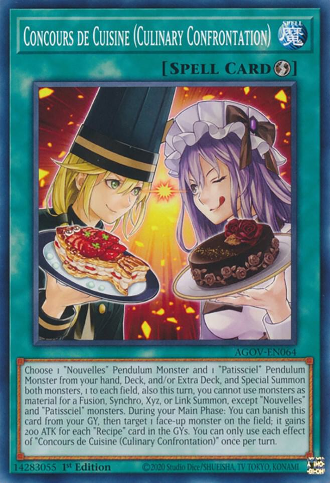 Concours de Cuisine (Culinary Confrontation) AGOV-EN064 card from Age of Overlord