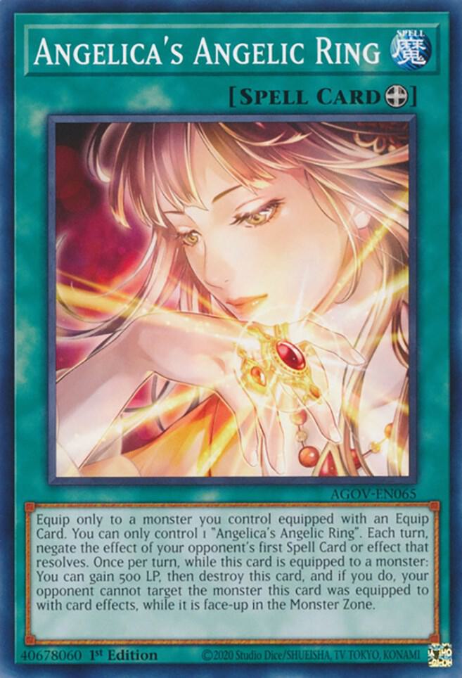 Angelica's Angelic Ring AGOV-EN065 card from Age of Overlord