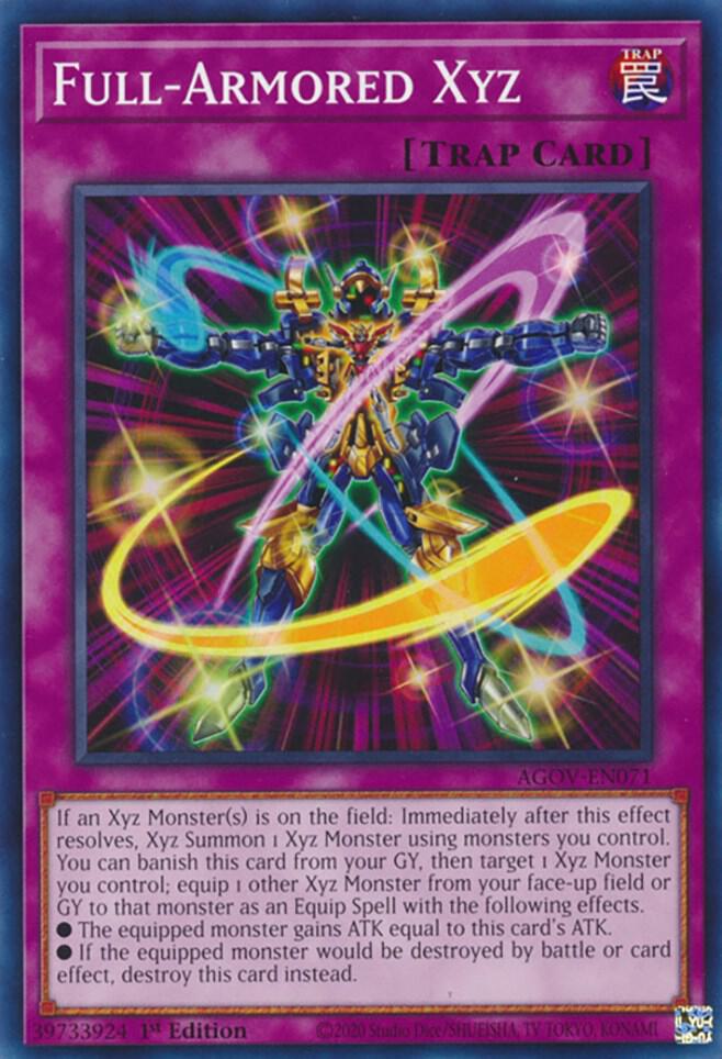 Full-Armored Xyz AGOV-EN071 card from Age of Overlord