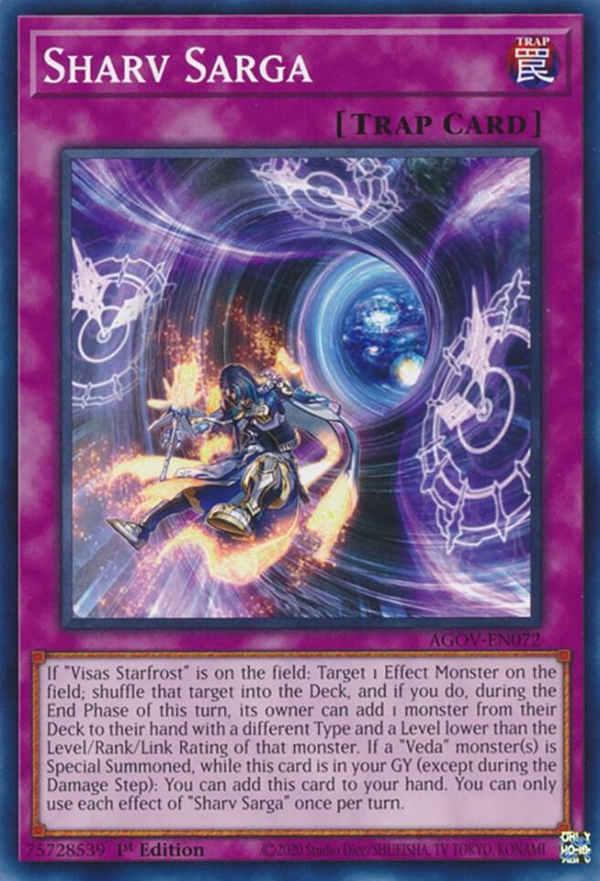 Sharv Sarga AGOV-EN072 card from Age of Overlord