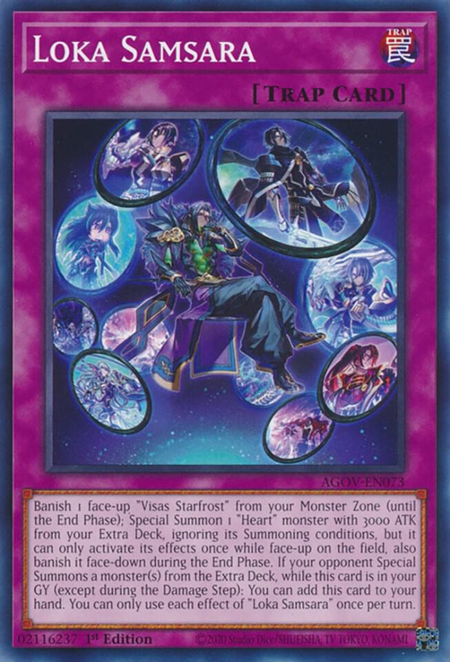 Loka Samsara AGOV-EN073 card from Age of Overlord