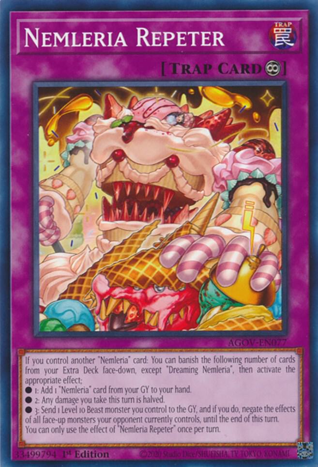 Nemleria Repeter AGOV-EN077 card from Age of Overlord