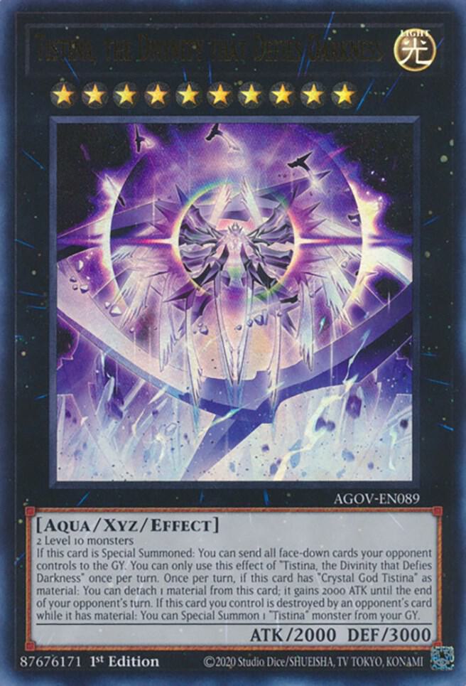Tistina, the Divinity that Defies Darkness AGOV-EN089 card from Age of Overlord