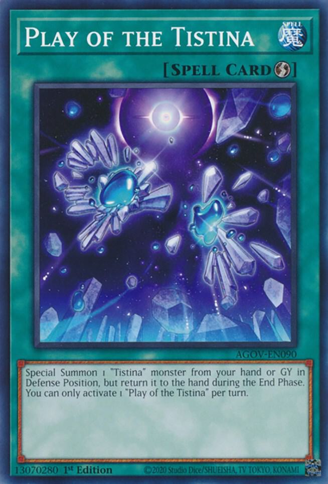 Play of the Tistina AGOV-EN090 card from Age of Overlord