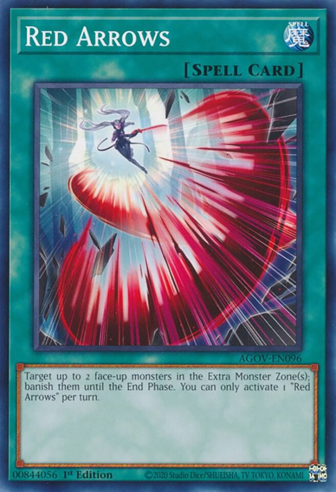 Red Arrows AGOV-EN096 card from Age of Overlord
