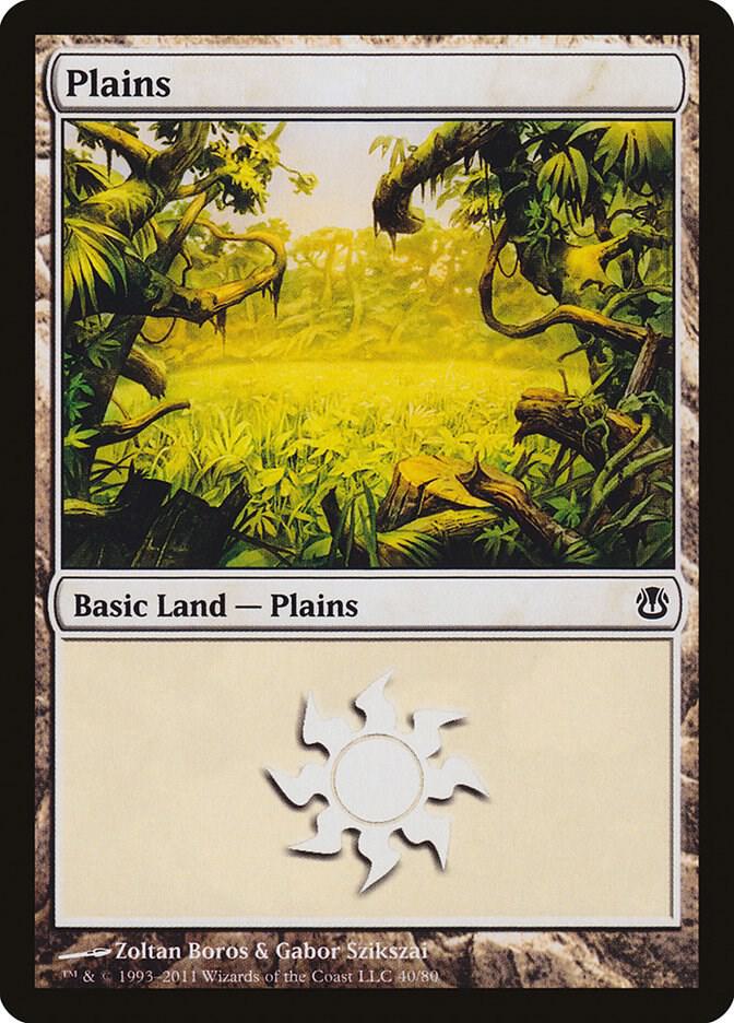Plains 40 card from Duel Decks: Ajani vs. Nicol Bolas