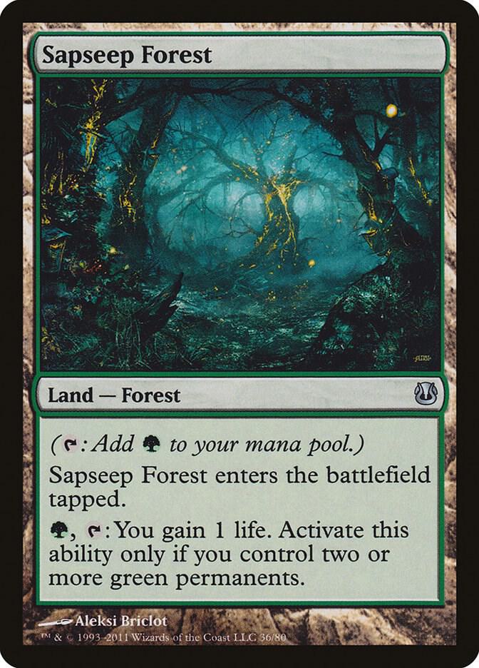 Sapseep Forest 36 card from Duel Decks: Ajani vs. Nicol Bolas
