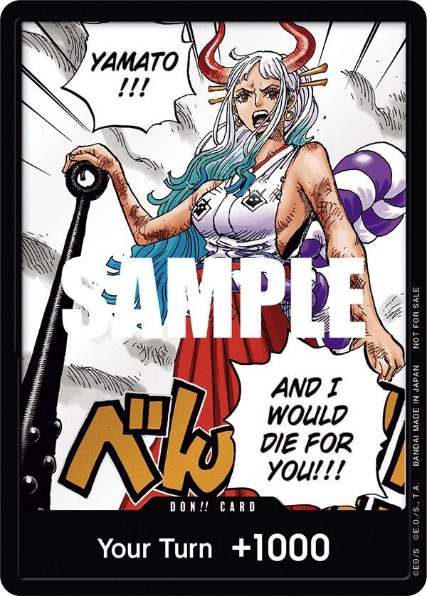 DON!! Card (Yamato) (1st Anniversary DON!! Card Pack) card from One Piece Promotion Cards