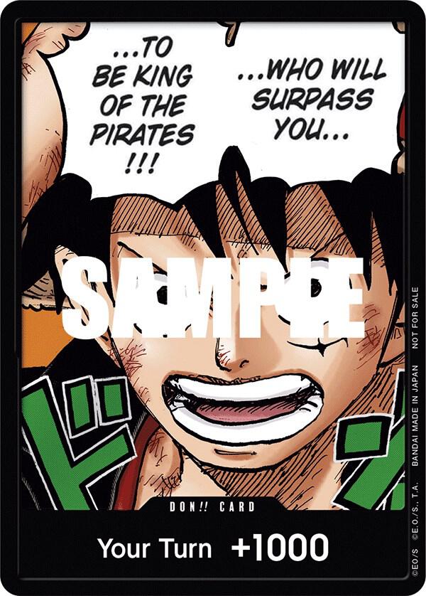 DON!! Card (Monkey.D.Luffy) (1st Anniversary DON!! Card Pack) card from One Piece Promotion Cards