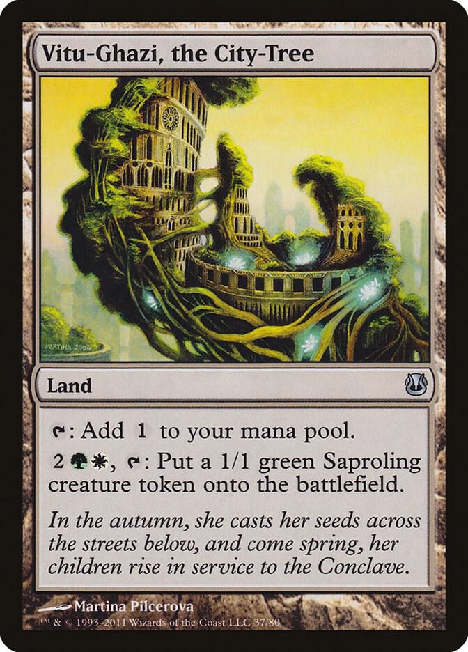 Vitu-Ghazi, the City-Tree 37 card from Duel Decks: Ajani vs. Nicol Bolas