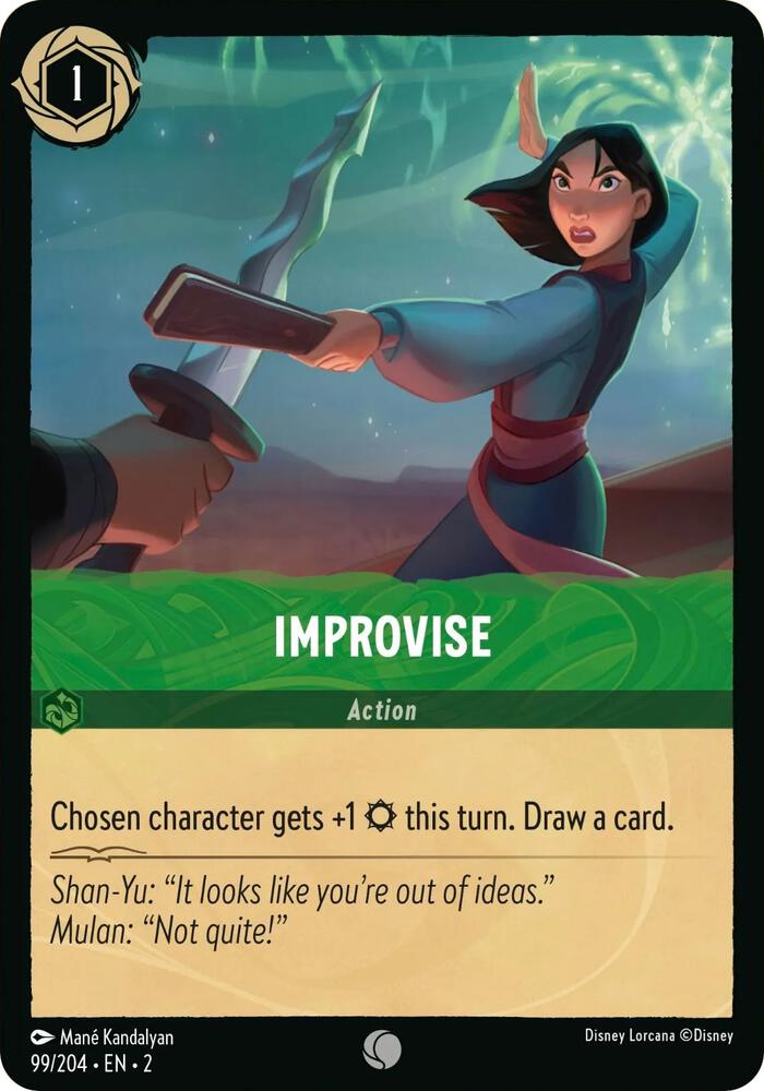 Improvise 99/204 card from Rise of the Floodborn