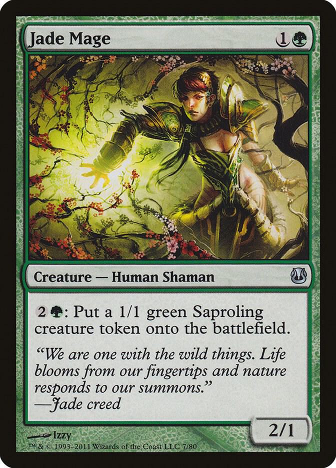 Jade Mage 7 card from Duel Decks: Ajani vs. Nicol Bolas