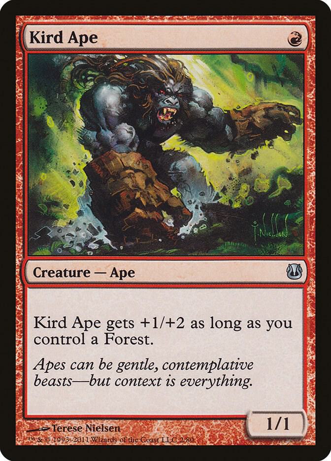 Kird Ape 2 card from Duel Decks: Ajani vs. Nicol Bolas