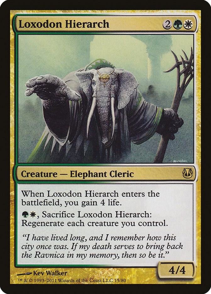 Loxodon Hierarch 15 card from Duel Decks: Ajani vs. Nicol Bolas
