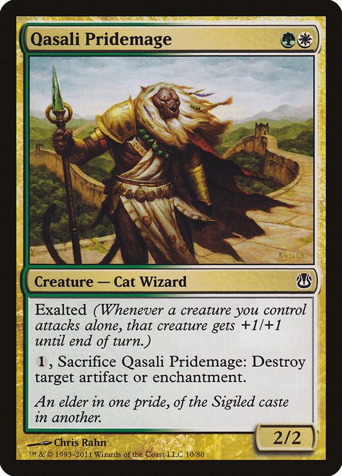 Qasali Pridemage 10 card from Duel Decks: Ajani vs. Nicol Bolas
