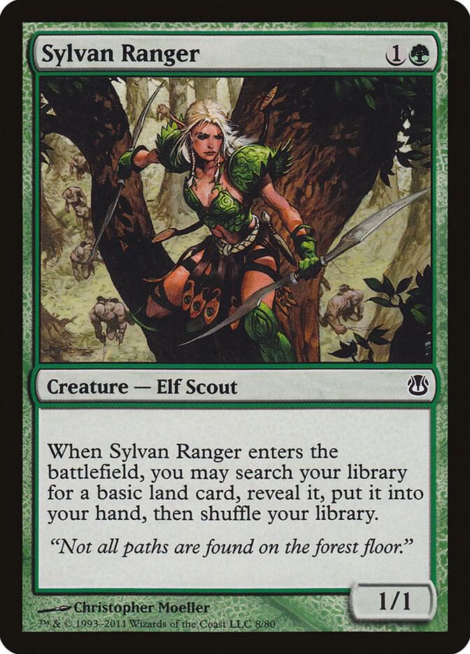 Sylvan Ranger 8 card from Duel Decks: Ajani vs. Nicol Bolas
