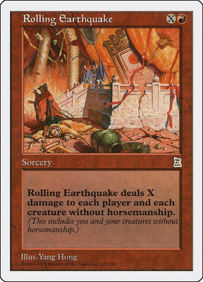 Rolling Earthquake 122 card from Portal Three Kingdoms
