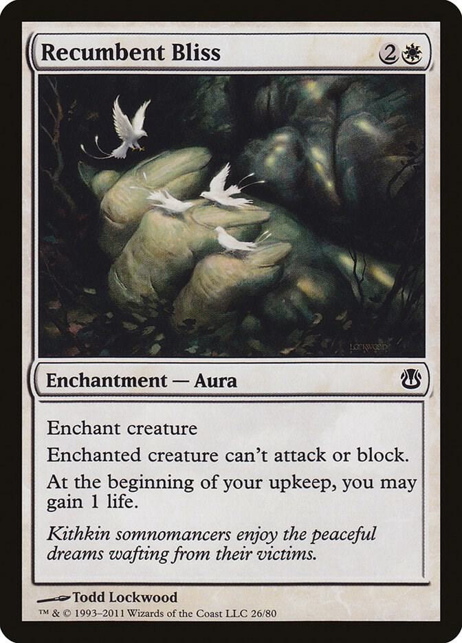 Recumbent Bliss 26 card from Duel Decks: Ajani vs. Nicol Bolas