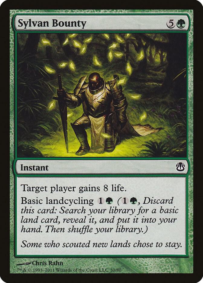 Sylvan Bounty 30 card from Duel Decks: Ajani vs. Nicol Bolas