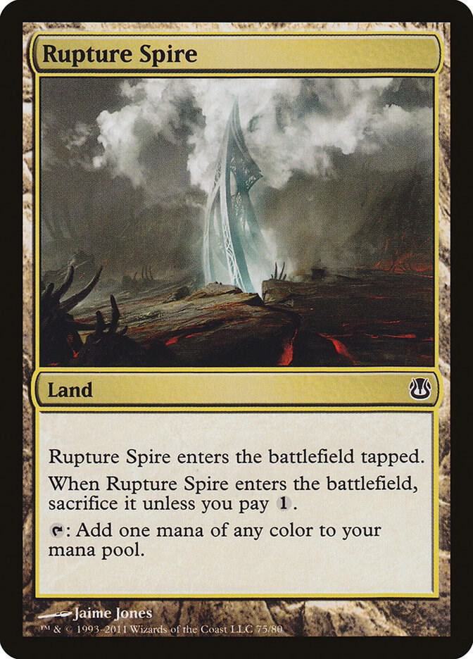 Rupture Spire 75 card from Duel Decks: Ajani vs. Nicol Bolas