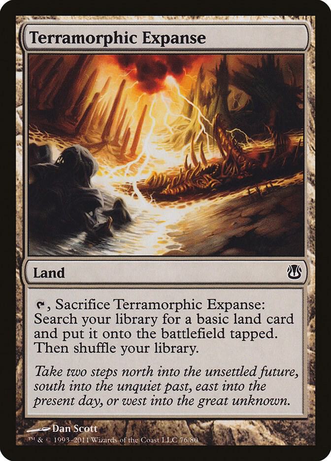 Terramorphic Expanse 76 card from Duel Decks: Ajani vs. Nicol Bolas