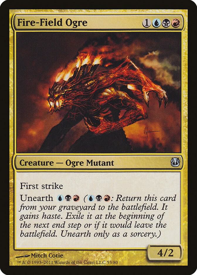 Fire-Field Ogre 53 card from Duel Decks: Ajani vs. Nicol Bolas