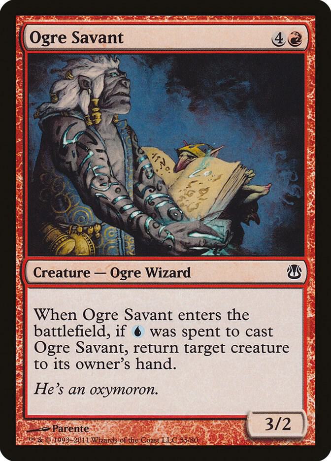 Ogre Savant 55 card from Duel Decks: Ajani vs. Nicol Bolas