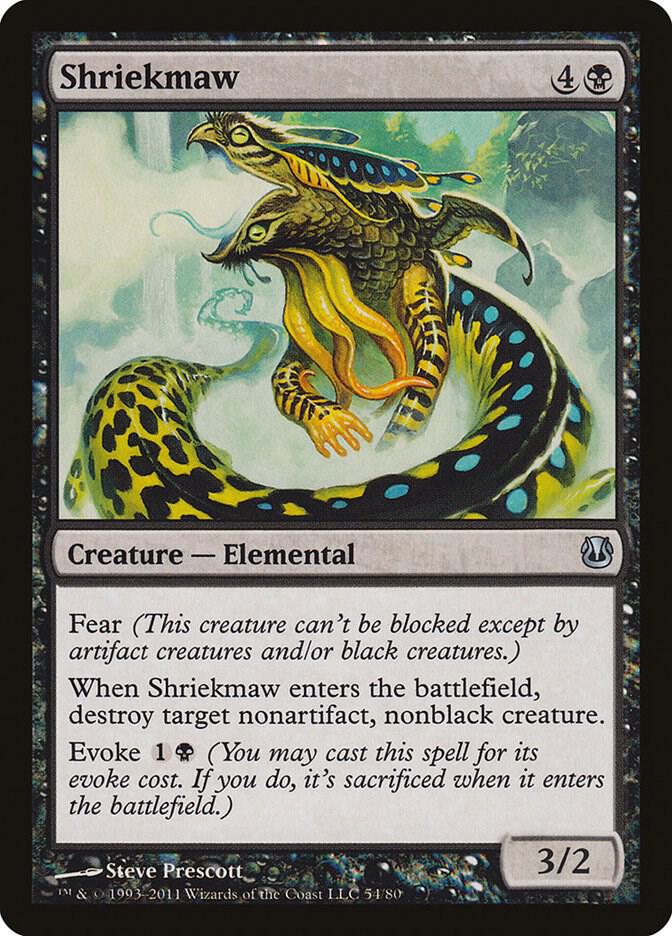 Shriekmaw 54 card from Duel Decks: Ajani vs. Nicol Bolas