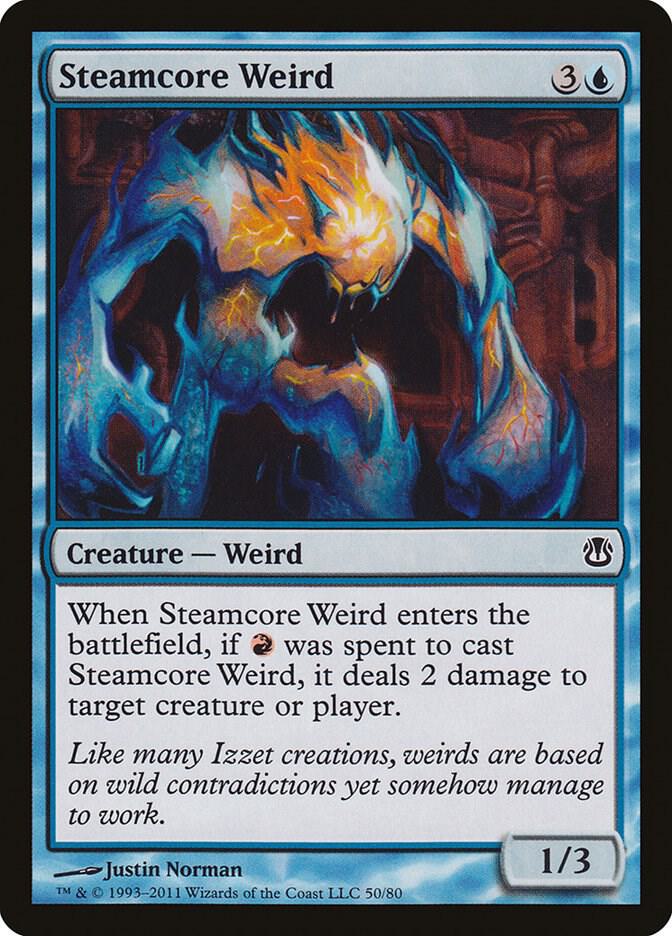 Steamcore Weird 50 card from Duel Decks: Ajani vs. Nicol Bolas