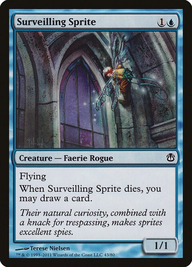 Surveilling Sprite 43 card from Duel Decks: Ajani vs. Nicol Bolas