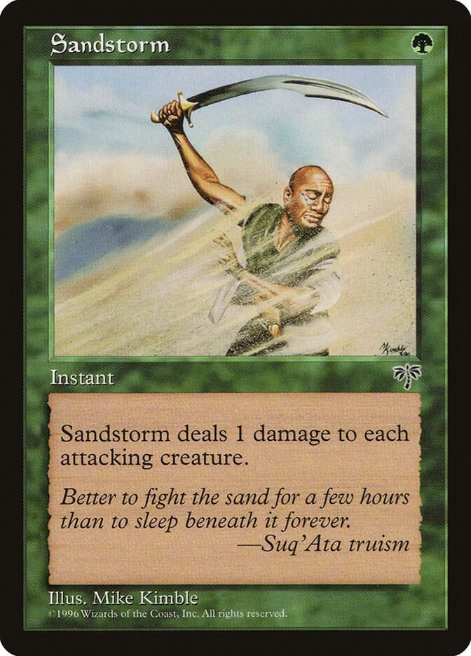 Sandstorm card from Mirage