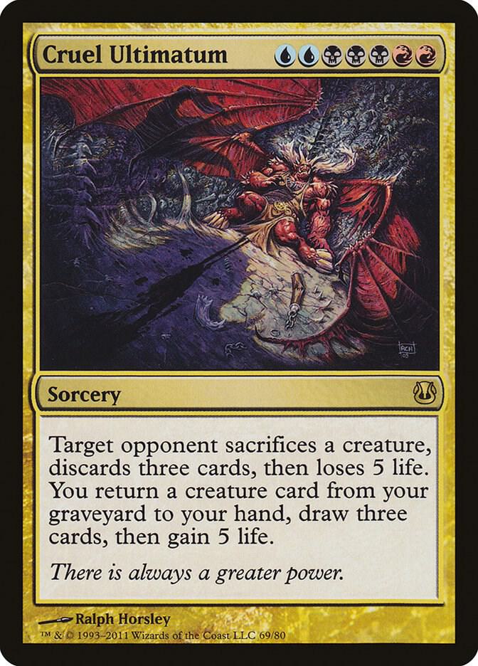 Cruel Ultimatum 69 card from Duel Decks: Ajani vs. Nicol Bolas