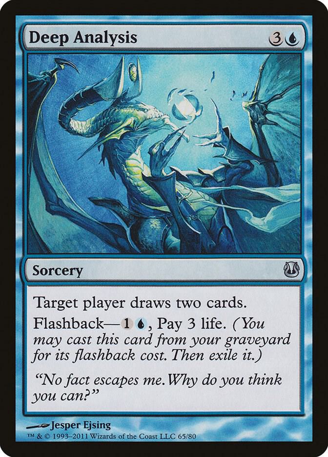Deep Analysis 65 card from Duel Decks: Ajani vs. Nicol Bolas