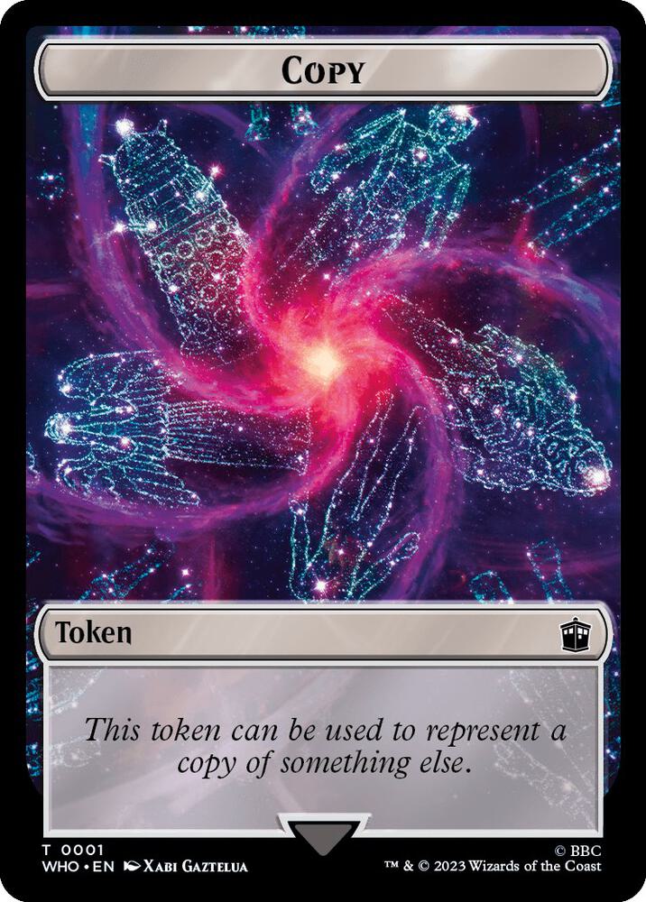 Copy // Alien Insect Double-Sided Token 1 // 19 card from Universes Beyond: Doctor Who